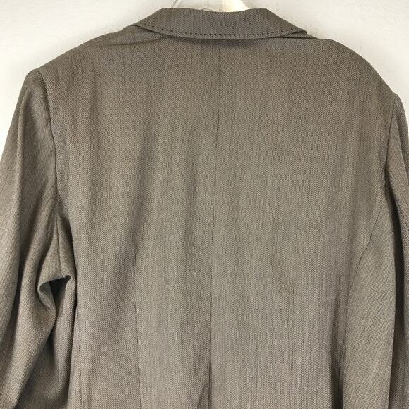 Lafayette 148 Lightweight Virgin Wool Blend Single Button Summer Blazer Jacket - Picture 5 of 16